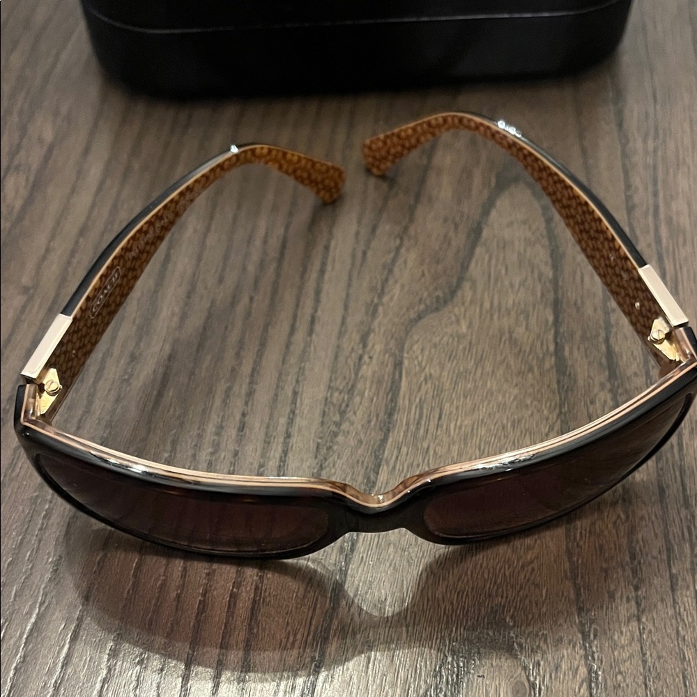 Coach Delphine S443 Tortoise Sunglasses with Case - Picture 7 of 7